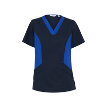 Load image into Gallery viewer, NNT Women&#39;s Next-Gen Antibacterial Active Nightingale Scrub Top - Midnight - Scrubs
