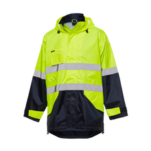 Load image into Gallery viewer, KingGee Men&#39;s Reflective Lightweight Jacket - Yellow/Navy - Jackets
