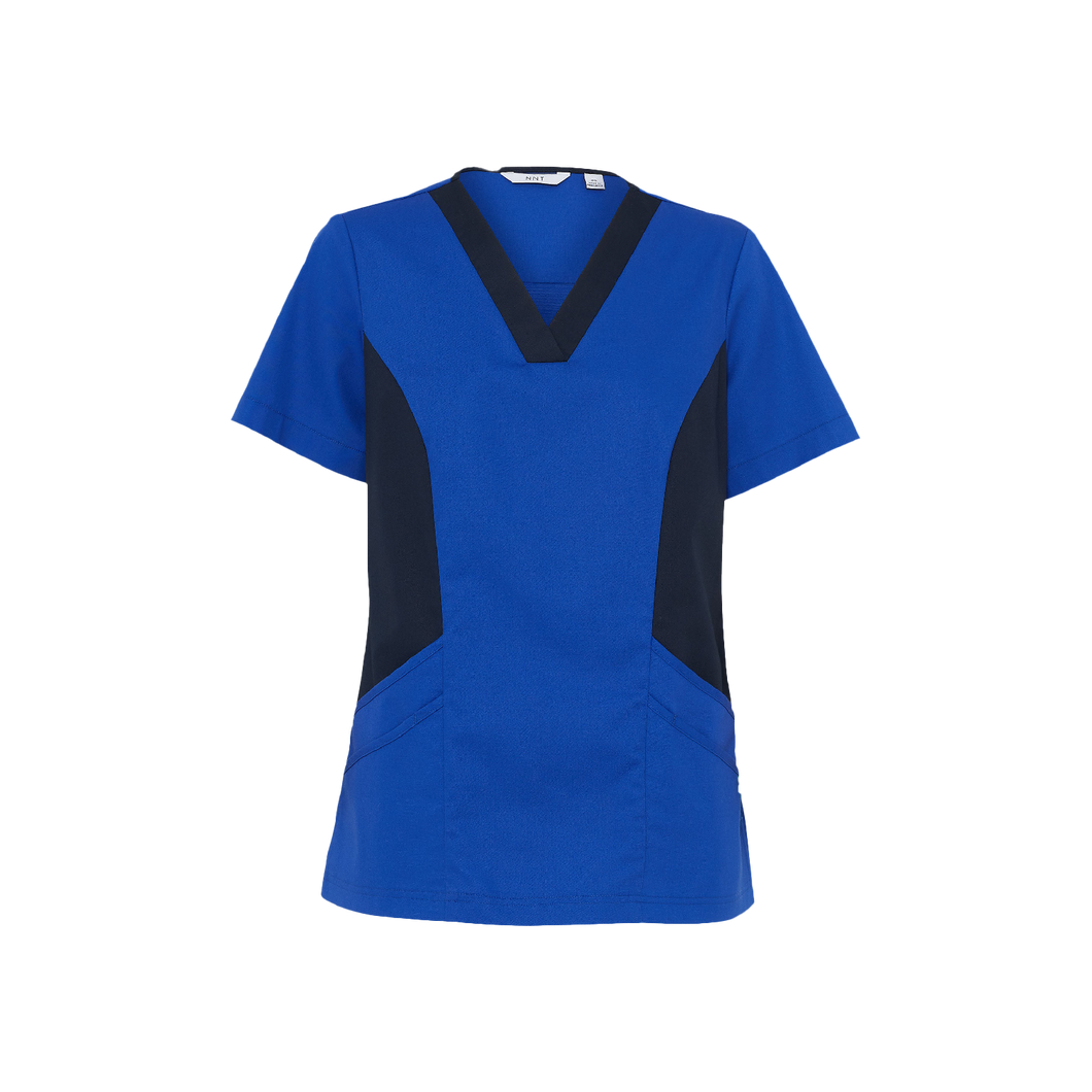 NNT Women's Next-Gen Antibacterial Active Nightingale Scrub Top - Cobalt - Scrubs