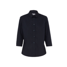 Load image into Gallery viewer, NNT Women&#39;s Avignon Stretch 3/4 Sleeve Shirt - Navy - Shirts
