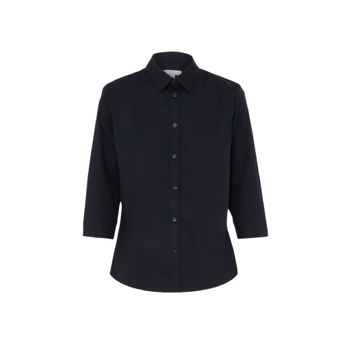 NNT Women's Avignon Stretch 3/4 Sleeve Shirt - Navy - Shirts