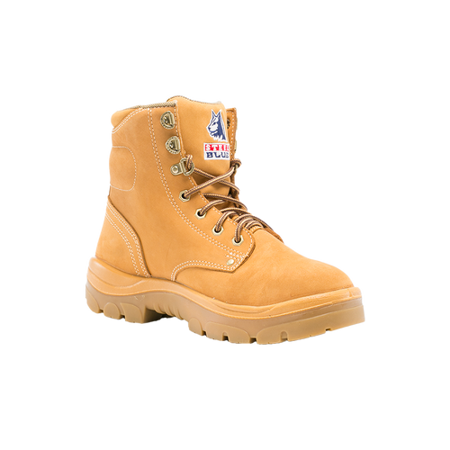 Steel Blue Men's Argyle Steel Toe Cap Work & Safety Boots - Wheat - Safety Footwear