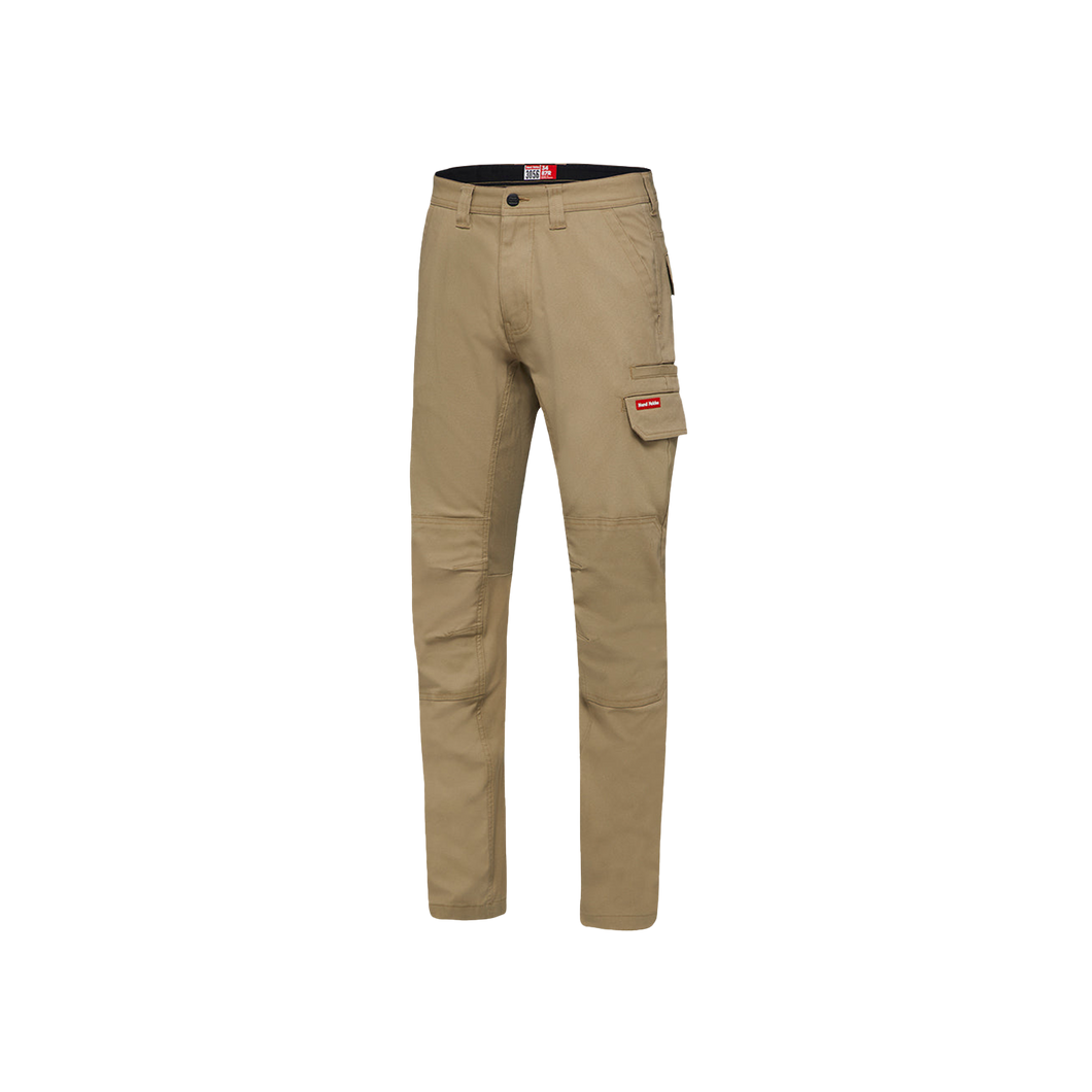 Hard Yakka Men's 3056 Stretch Canvas Cargo Pants - Khaki - Pants