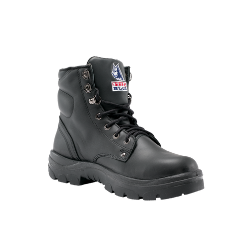 Steel Blue Men's Argyle Steel Toe Cap Work & Safety Boots - Black - Safety Footwear