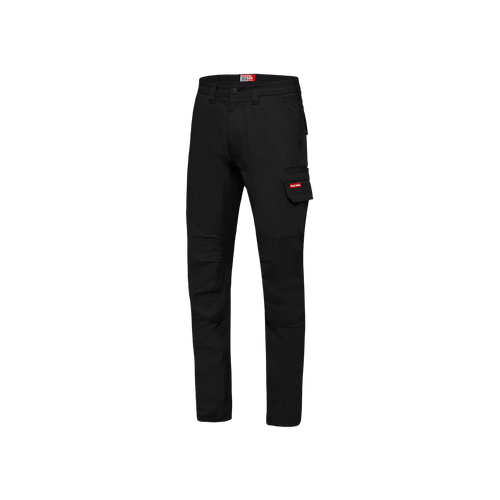 Hard Yakka Men's 3056 Stretch Canvas Cargo Pants - Black - Pants