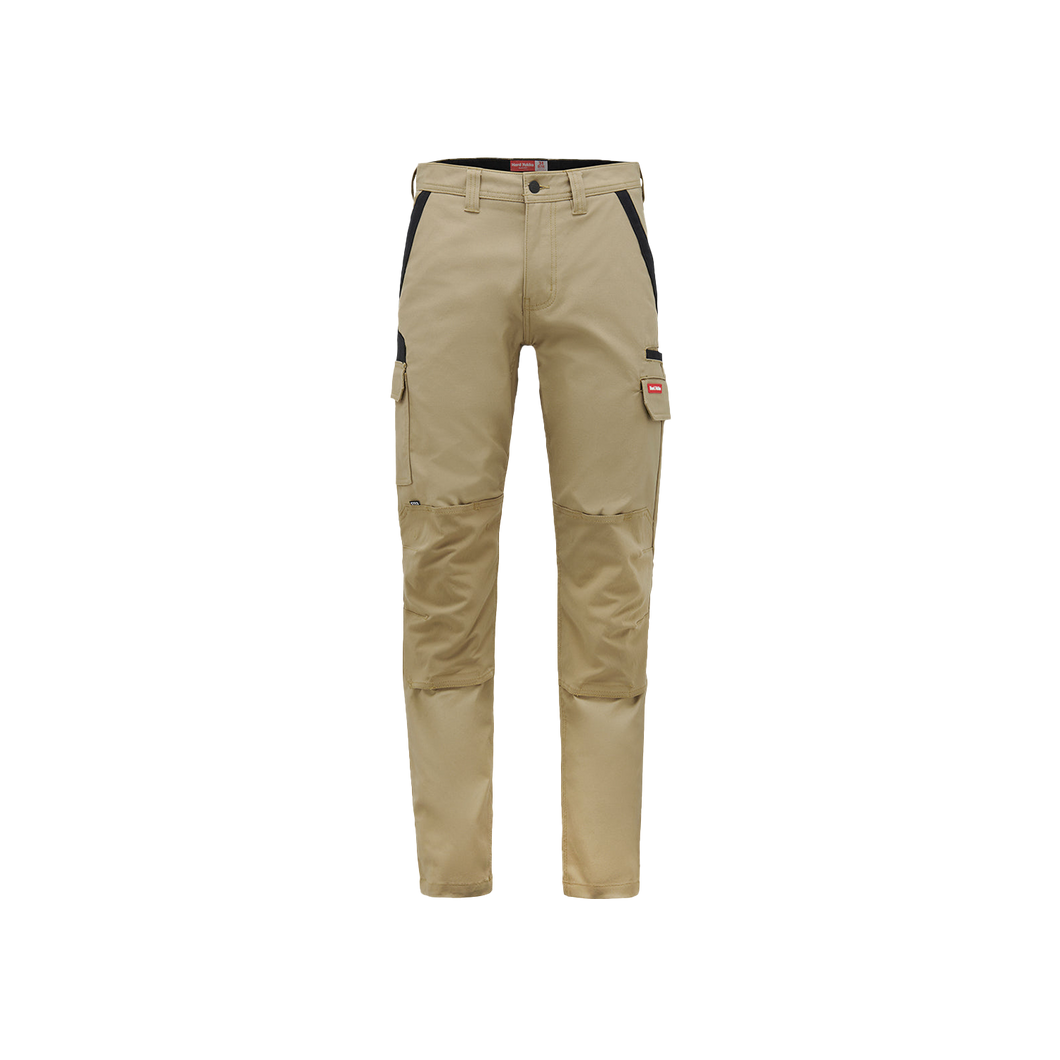 Hard Yakka Men's Legends Stretch Slim - Khaki - Pants