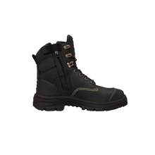 Load image into Gallery viewer, Oliver Men&#39;s AT-55 150mm Zip Sided Boots - Black - Safety Footwear
