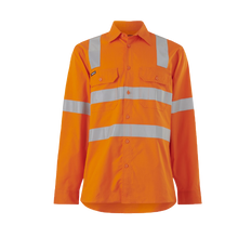 Load image into Gallery viewer, KingGee Men&#39;s Workcool Vented X Back Shirt L/S - Orange - Shirts
