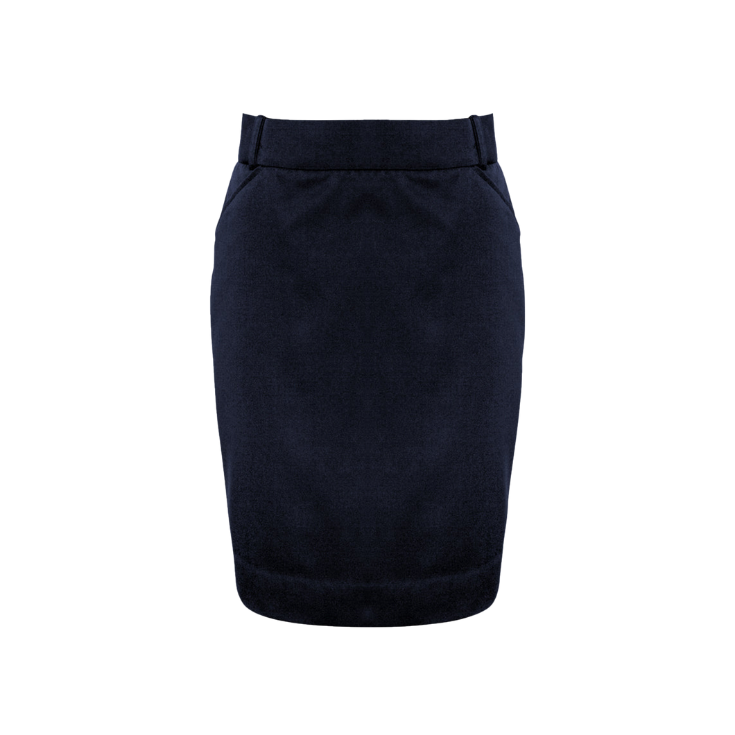 Biz Collection Women's Detroit Skirt - Navy - Skirts/Dresses