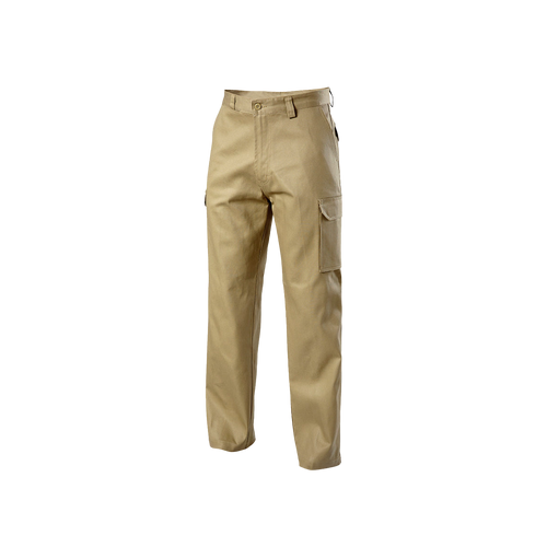 Hard Yakka Men's Foundations Drill Cargo Pants - Khaki - Pants