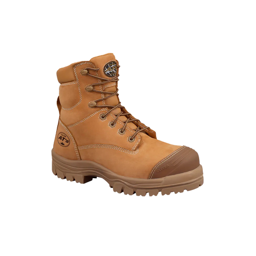 Oliver Men's AT-45 150mm Zip Sided Boots - Wheat - Safety Footwear