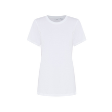 Load image into Gallery viewer, NNT Women&#39;s Cotton Jersey Short Sleeve Crew Neck Tee - White - Shirts
