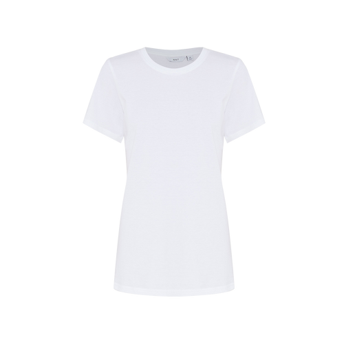 NNT Women's Cotton Jersey Short Sleeve Crew Neck Tee - White - Shirts