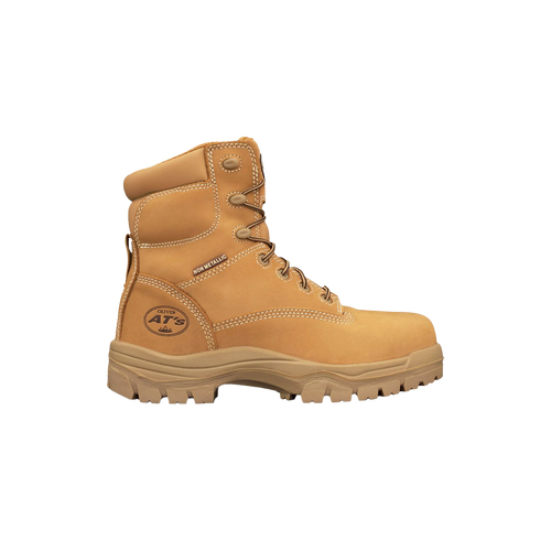 Oliver Men's AT-45 150mm Lace Up Boots - Wheat - Safety Footwear