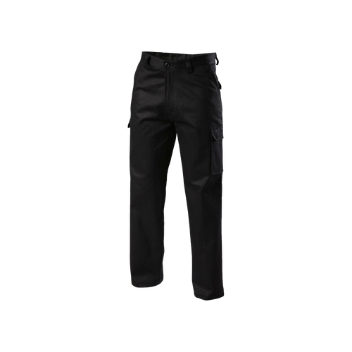 Hard Yakka Men's Foundations Drill Cargo Pants - Black - Pants