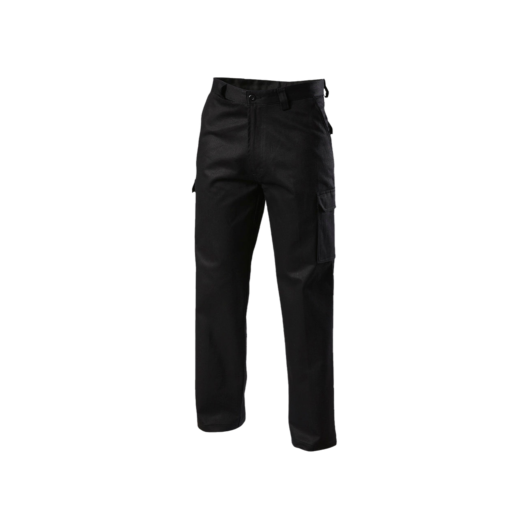 Hard Yakka Men's Foundations Drill Cargo Pants - Black - Pants