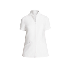 Load image into Gallery viewer, NNT Women&#39;s Helix Dry Zip Front Tunic - White - Tunics
