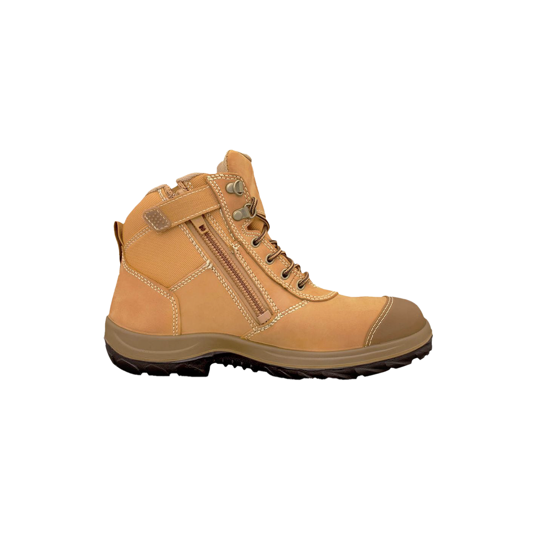 Oliver Men's WB-34 Wheat Zip Sided Ankle Boots - Wheat - Safety Footwear