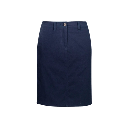 Biz Collection Women's Lawson Chino Skirt - Navy - Skirts/Dresses