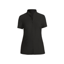 Load image into Gallery viewer, NNT Women&#39;s Helix Dry Zip Front Tunic - Black - Tunics
