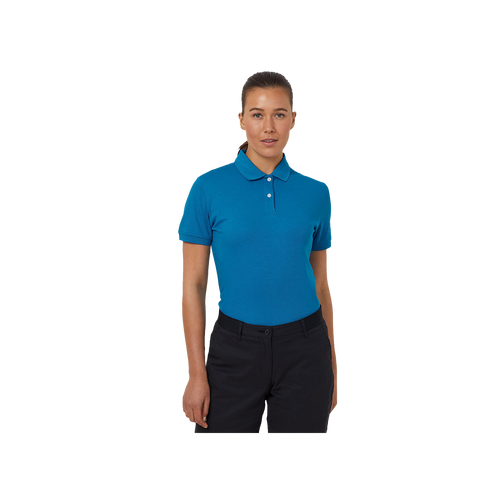 NNT Women's Antibacterial Polyface Short Sleeve Polo - Teal - Polos