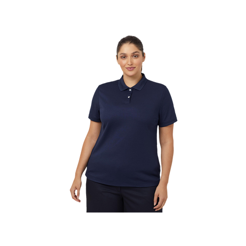 NNT Women's Antibacterial Polyface Short Sleeve Polo - Navy - Polos