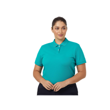 Load image into Gallery viewer, NNT Women&#39;s Antibacterial Polyface Short Sleeve Polo - Mint - Polos
