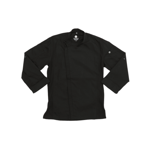 Chef Works Unisex Hartford Chef Coat - Black - Chefwear