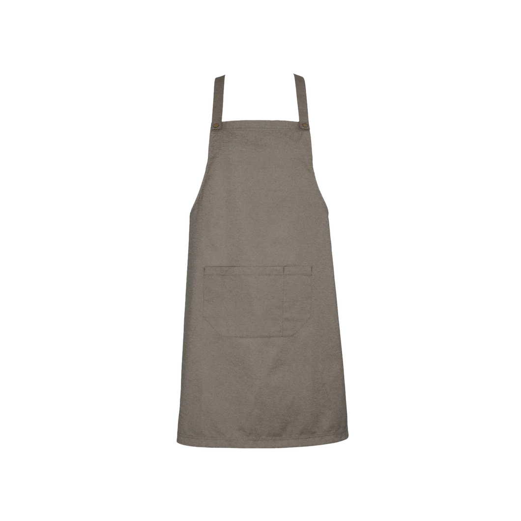 Biz Collection Unisex Urban Bib Apron - Natural - Aprons