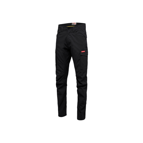 Hard Yakka Men's 3056 Utility Ripstop Cargo Pants - Black - Pants