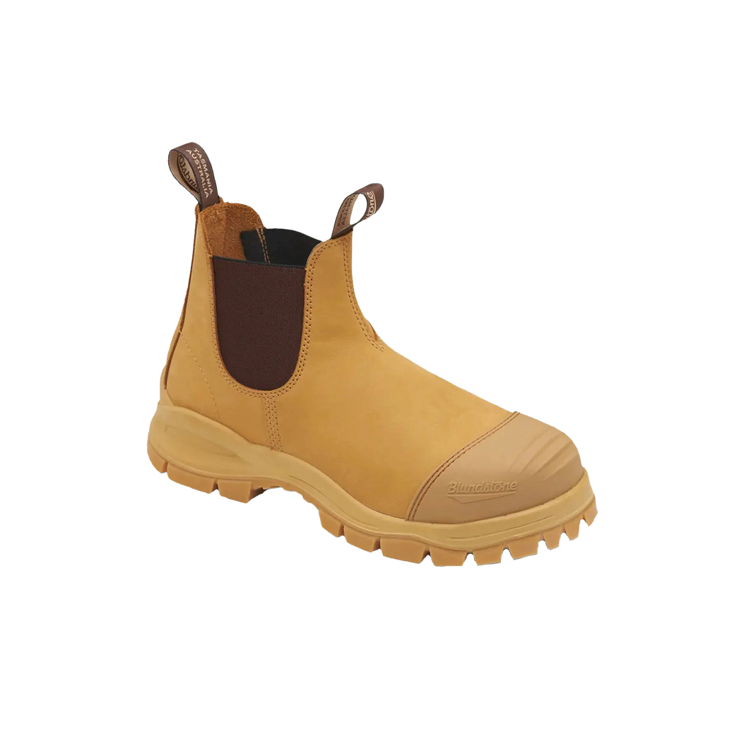 Blundstone Men's 989 Elastic Sided Safety Boots - Wheat - Safety Footwear