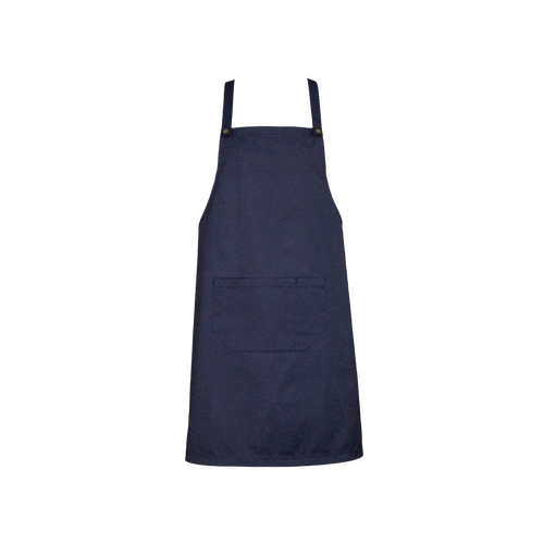 Biz Collection Unisex Urban Bib Apron - Blue Denim - Aprons