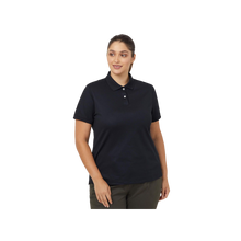 Load image into Gallery viewer, NNT Women&#39;s Antibacterial Polyface Short Sleeve Polo - Black - Polos
