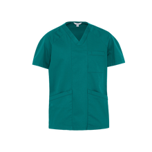 Load image into Gallery viewer, NNT Unisex Next-Gen Antibacterial Active Carl Scrub Top - Hunter Green - Scrubs
