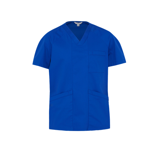 NNT Unisex Next-Gen Antibacterial Active Carl Scrub Top - Cobalt - Scrubs