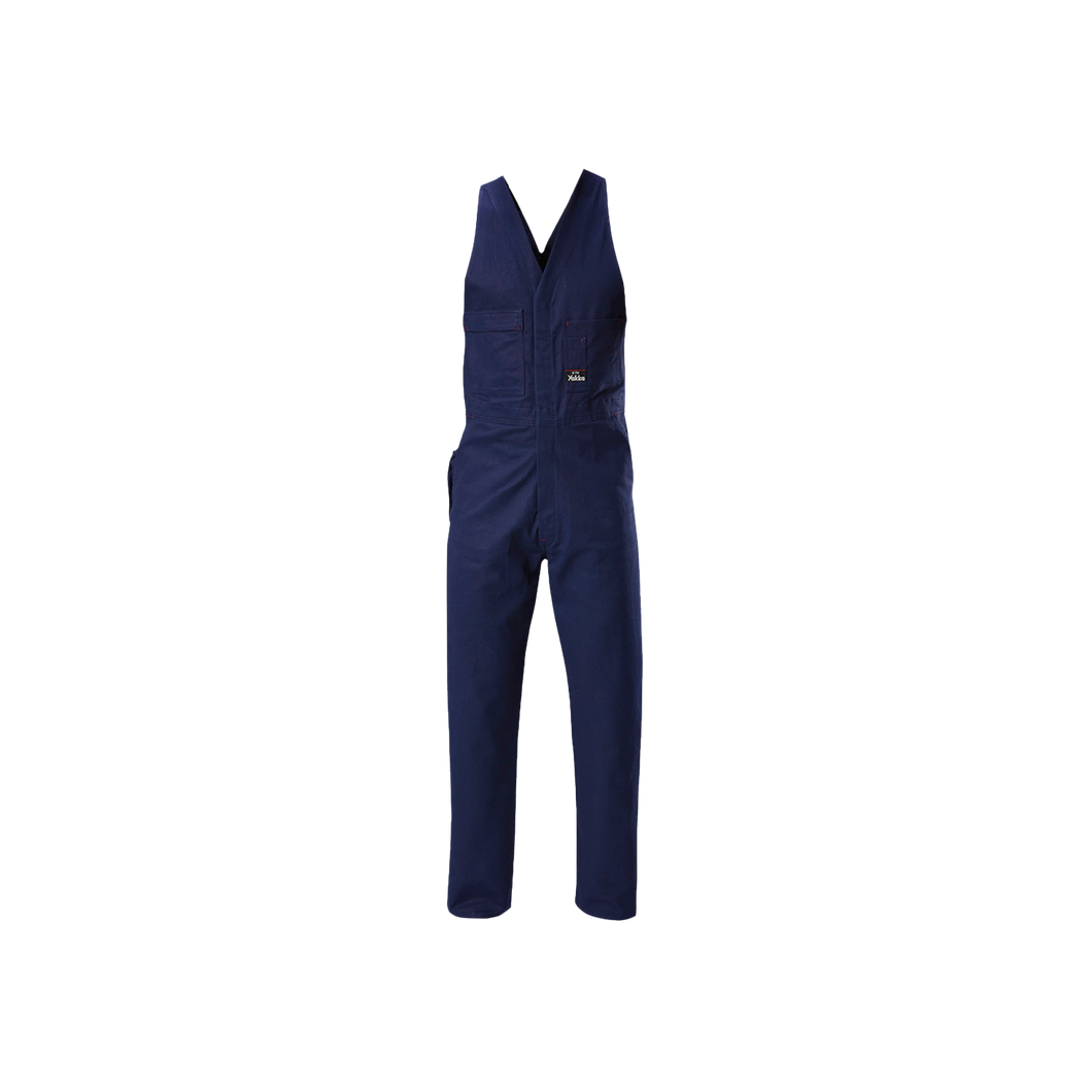 Hard Yakka Men's Foundations Tradesman Cotton Drill Action Back Overall - Navy - Overalls