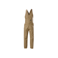 Load image into Gallery viewer, Hard Yakka Men&#39;s Foundations Tradesman Cotton Drill Action Back Overall - Khaki - Overalls
