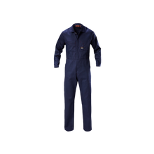 Load image into Gallery viewer, Hard Yakka Men&#39;s Foundations Lightweight Cotton Drill Coverall - Navy - Overalls
