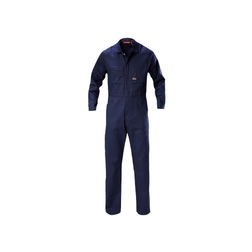 Hard Yakka Men's Foundations Lightweight Cotton Drill Coverall - Navy - Overalls