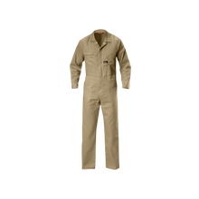 Load image into Gallery viewer, Hard Yakka Men&#39;s Foundations Lightweight Cotton Drill Coverall - Khaki - Overalls
