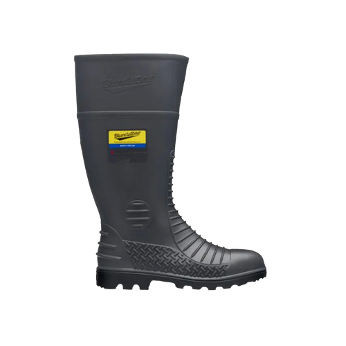 Blundstone Men's 025 Waterporoof Safety Rubber Gumboots - Black - Safety Footwear