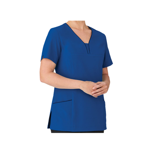 City Collection Women's 4-Way Stretch Tunic - Royal - Tunics