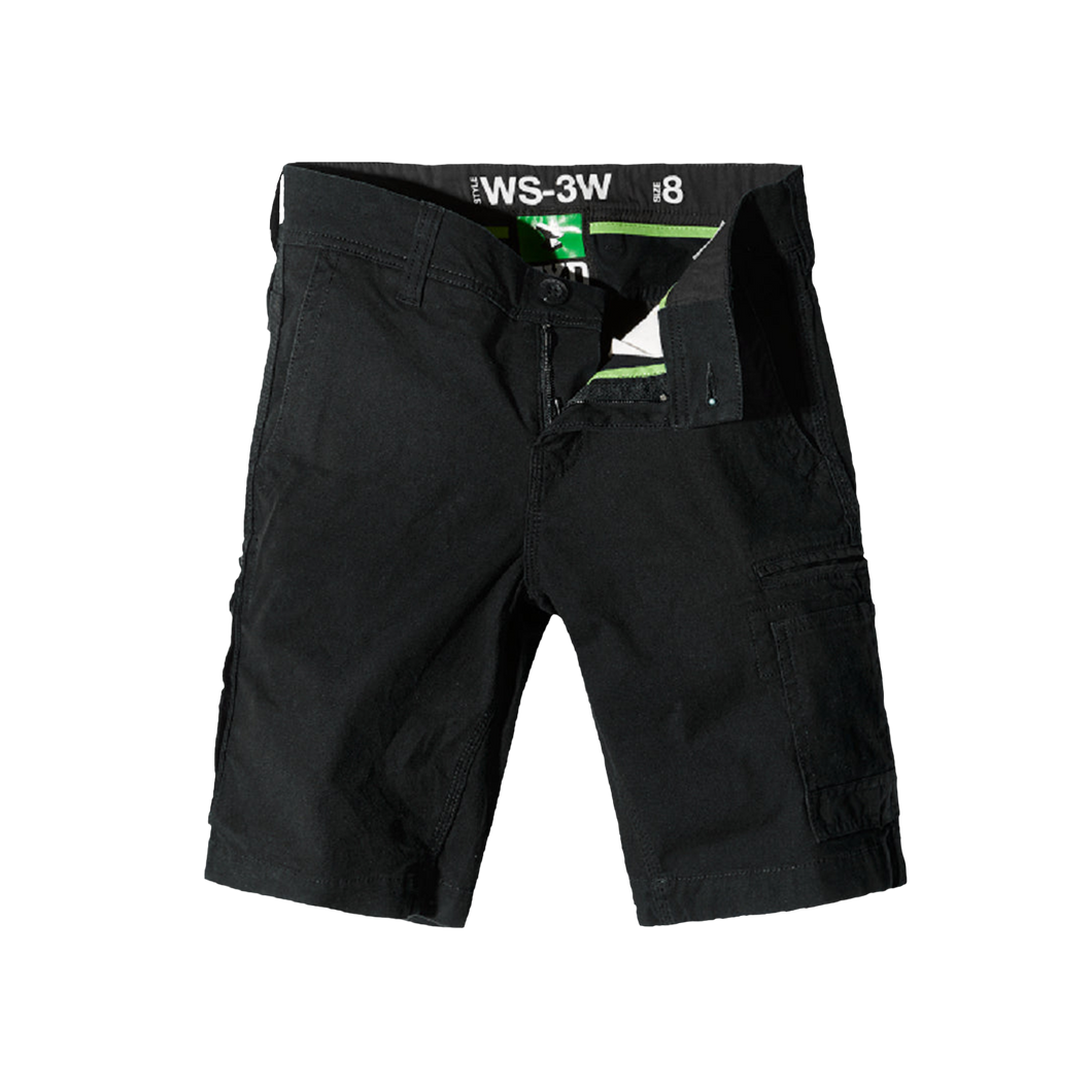 FXD Women's WS-3W Stretch Work Shorts - Black - Shorts