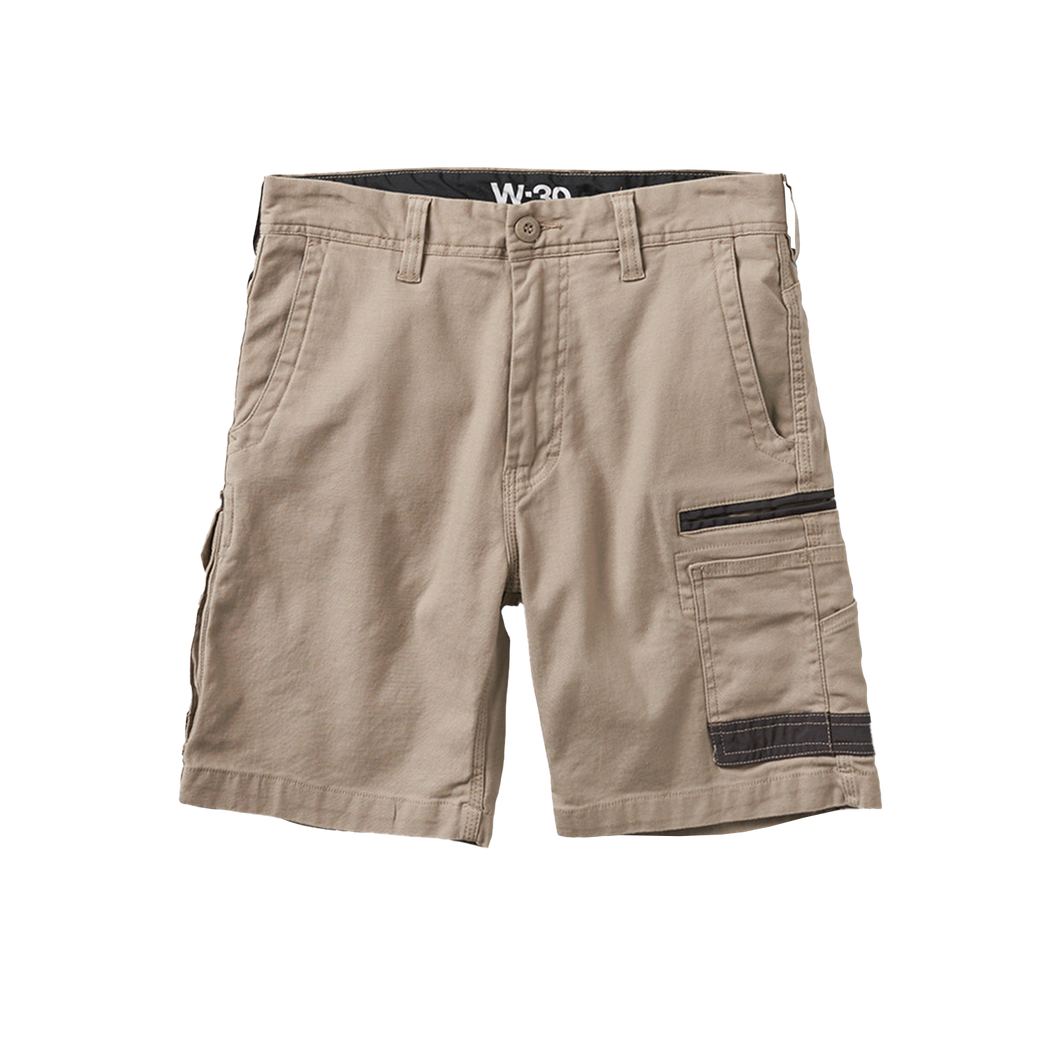 FXD Men's WS-3 Stretch Work Shorts - Khaki - Shorts