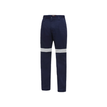 Load image into Gallery viewer, KingGee Men&#39;s Reflective Drill Pants 290gsm - Navy - Pants
