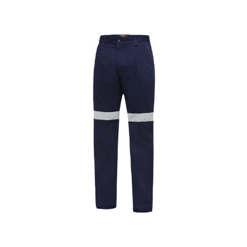 KingGee Men's Reflective Drill Pants 290gsm - Navy - Pants