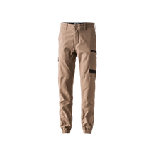 Load image into Gallery viewer, FXD Men&#39;s WP-4 Stretch Cuff Work Pants - Khaki - Pants
