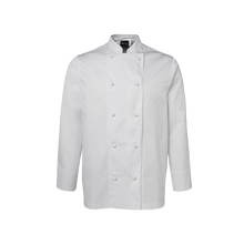 Load image into Gallery viewer, JB&#39;s Wear Unisex Long Sleeve Unisex Chefs Jacket - White - Chefwear
