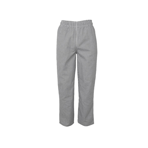 JB's Wear Unisex Elasticated Chefs Pants - Check - Chefwear