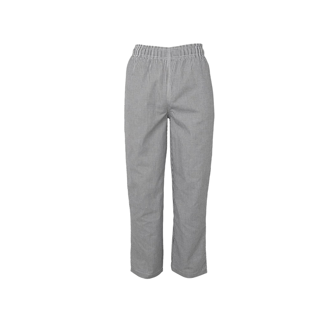 JB's Wear Unisex Elasticated Chefs Pants - Check - Chefwear